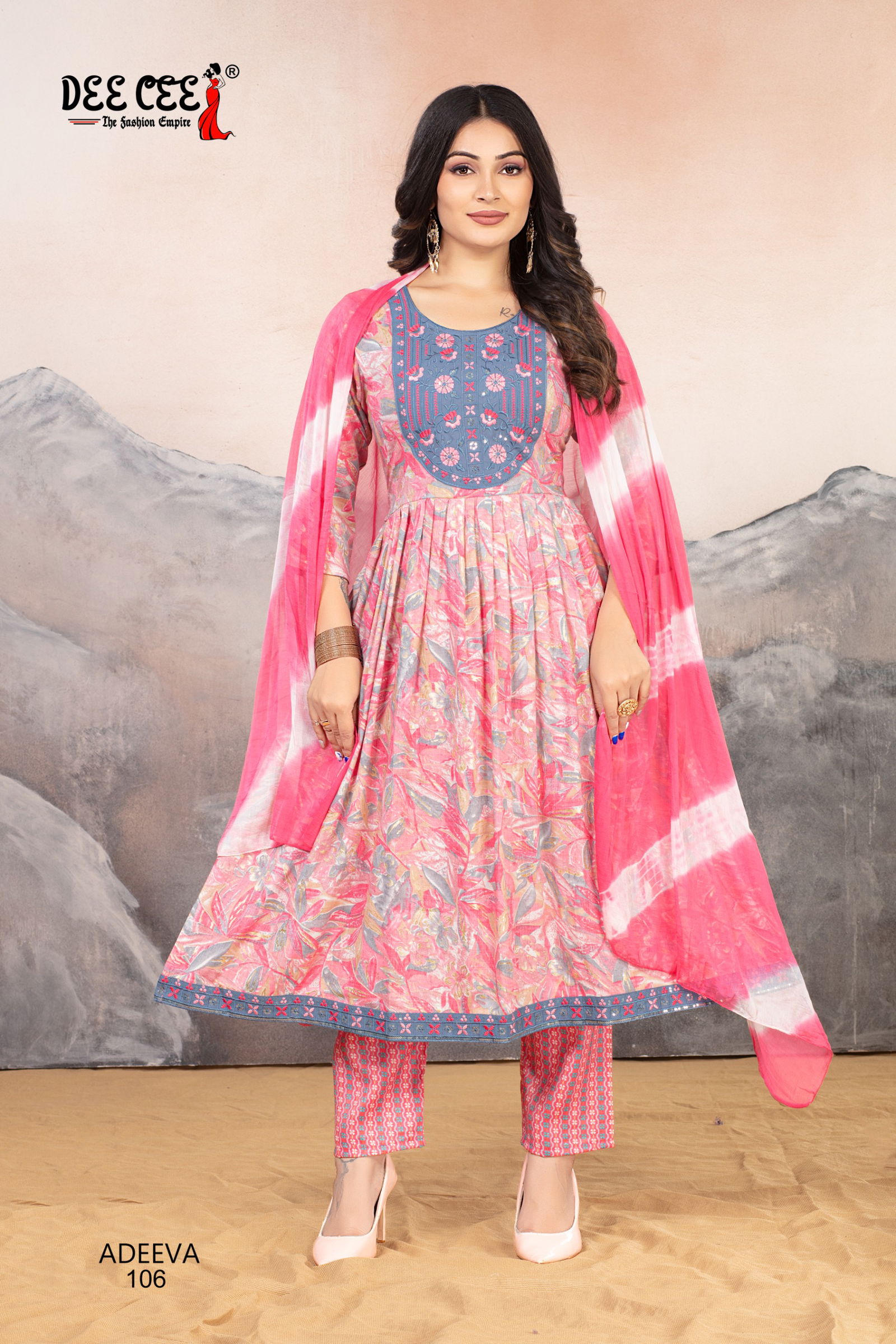 Adeeva By Deecee Rayon Kurti With Bottom Dupatta Exporters In India